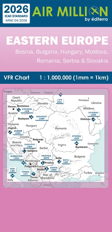 Editerra Air Million carte aviation Europe de l'Est 2026