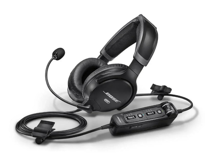 Bose A30 casque avion ANR sans Bluetooth aviation générale