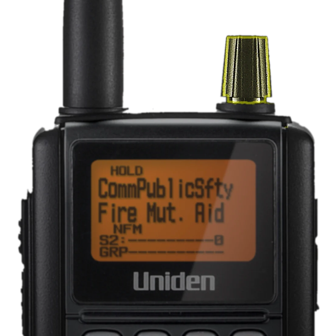 Uniden BC346XT bouton volume squelch scanner