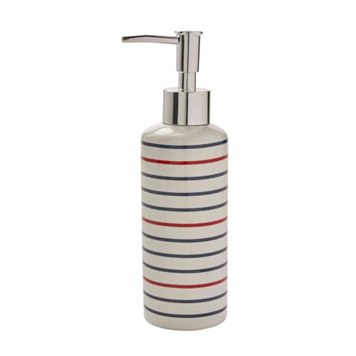 LEVASSEUR Magellan Distributeur Savon Céramique Blanc 6x6x20cm