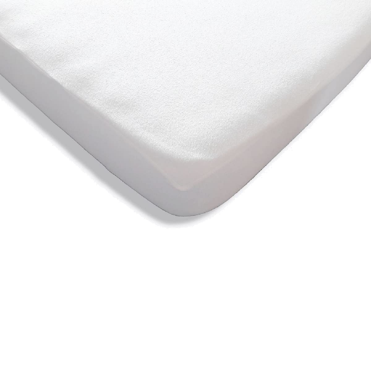 LEVASSEUR Protège-Matelas Coton Blanc Drap-Housse 130x200cm