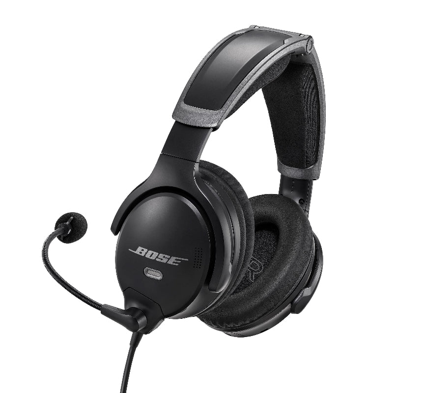 Bose A30 casque aviation hélico ANR basse impédance sans Bluetooth