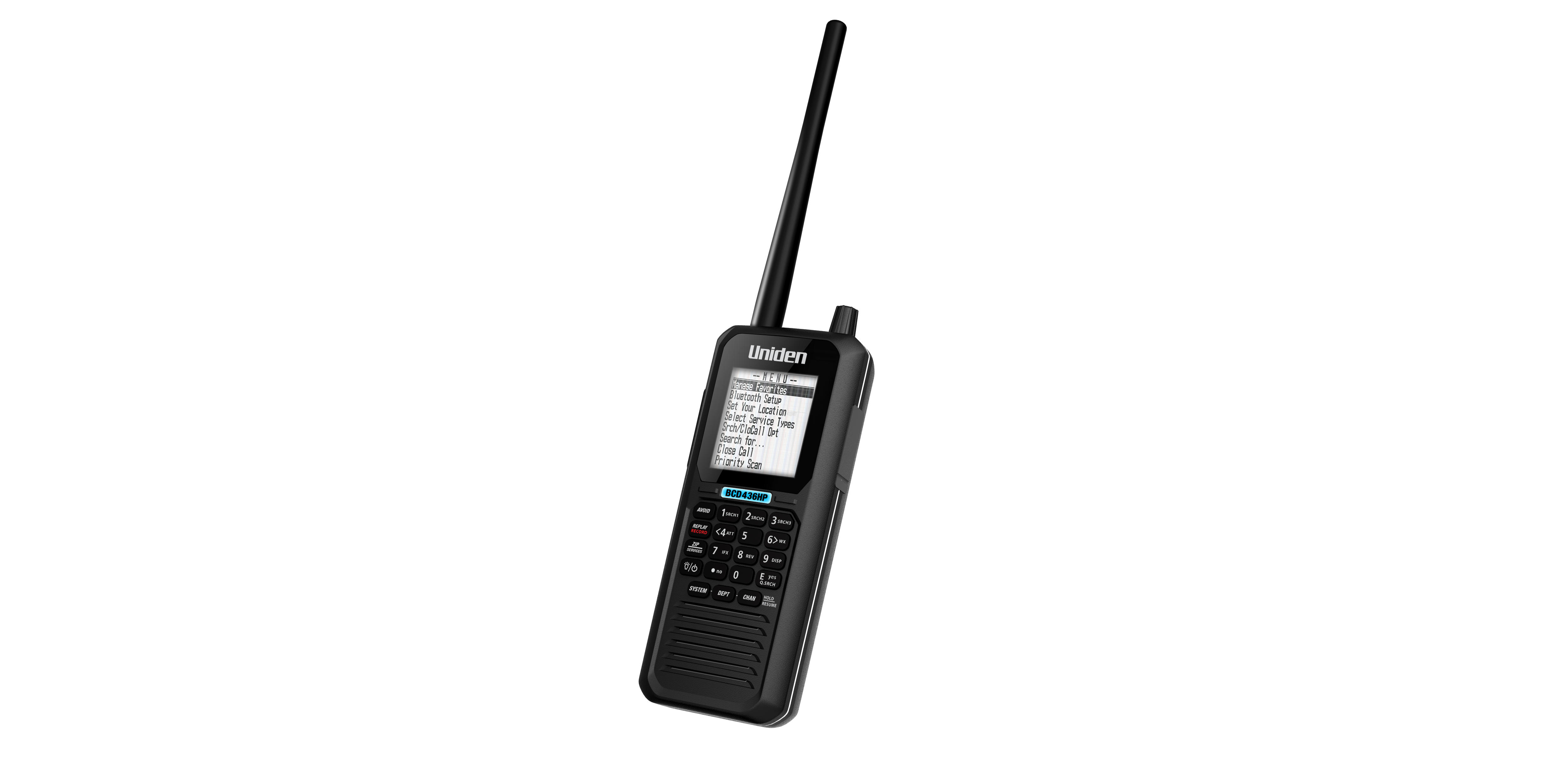 Uniden BCD436HP scanner numérique portable trunking P25