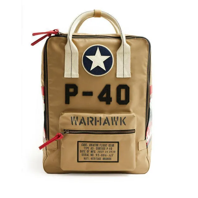 Red Canoe P-40 Warhawk sac à dos nylon imperméable 28x38 cm