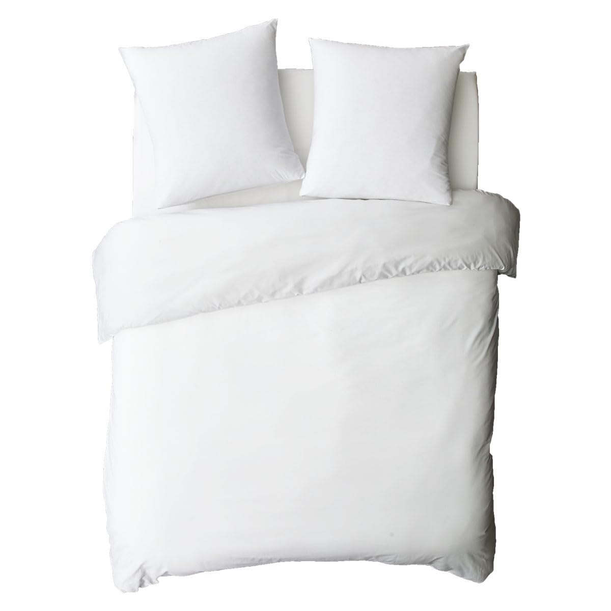 LEVASSEUR drap housse coton blanc 180x200cm 100% coton 57 fils