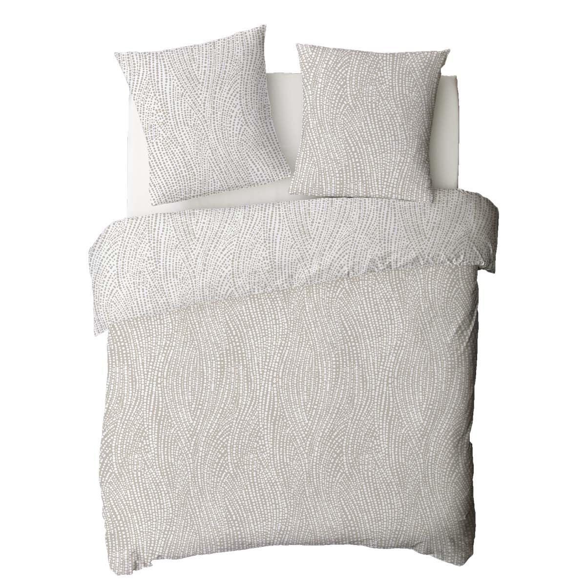 Levasseur Nairobi parure de lit beige 240x220cm coton