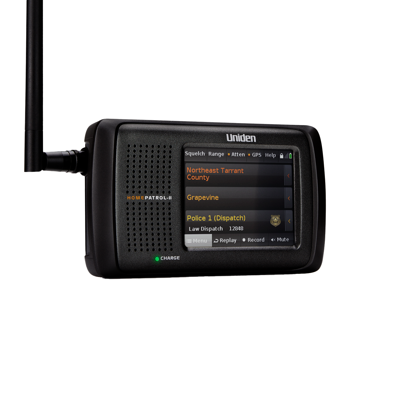 Uniden HomePatrol-2 scanner radio tactile portable