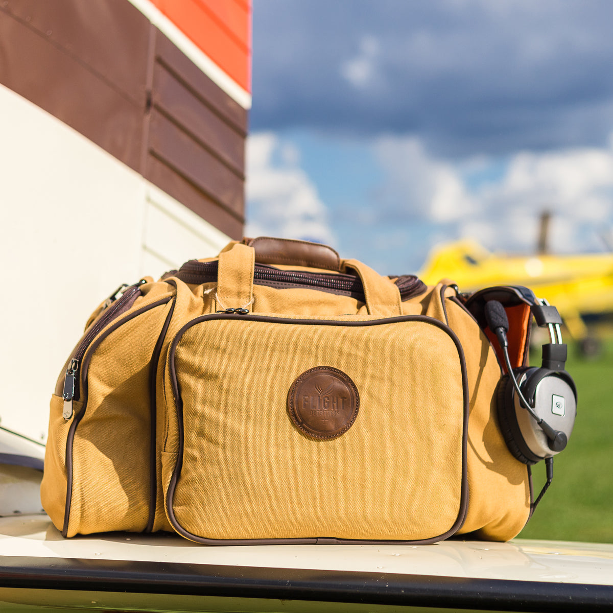 Flight Outfitters Flight Bags Bush Pilot Sac Duffel Toile Cuir