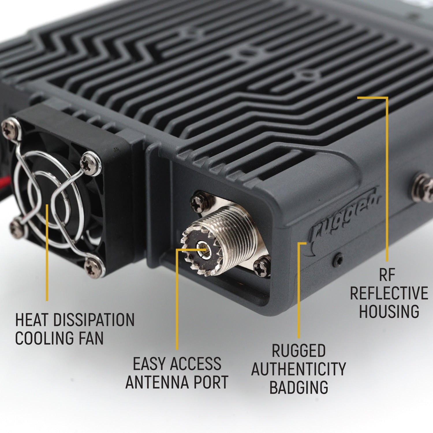 Rugged Air Rambler G4 Radio Mobile GMRS 50W Écran LED