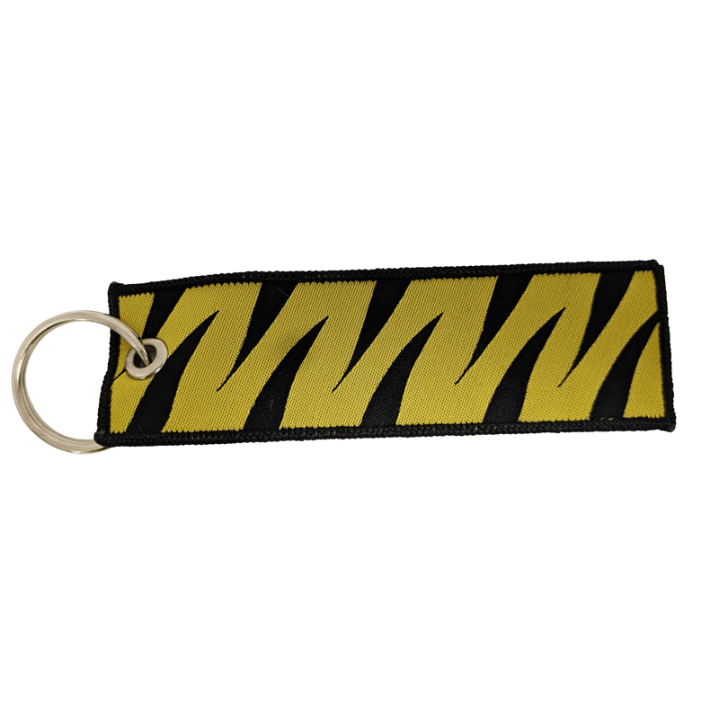Porte-clés flamme Tiger Meet motif tigre pilote