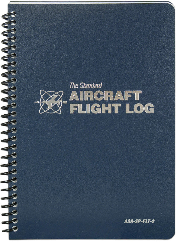 ASA The Standard Aircraft Log carnet de route avion spirale