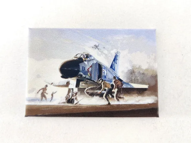 La Boutique du Pilote Magnet Phantom Perinotto aimant 3D 8x5,5 cm