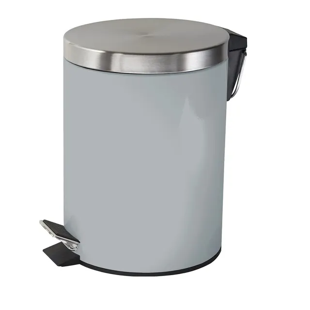 LEVASSEUR Salle de bain Poubelle à pédale 5L métal