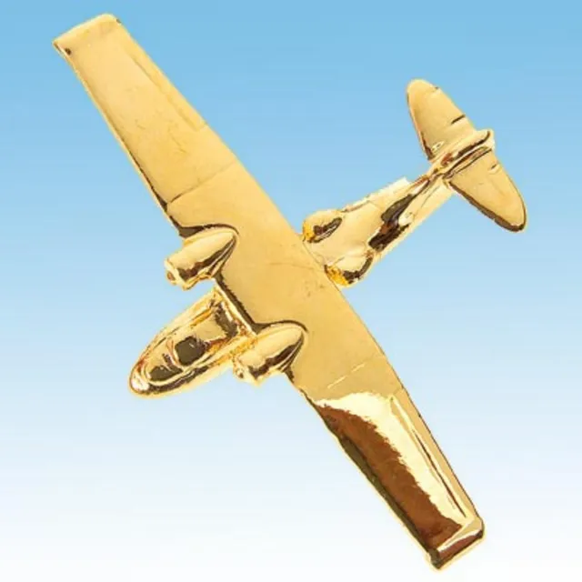La Boutique du Pilote Catalina pin's avion doré or fin 2,5 cm