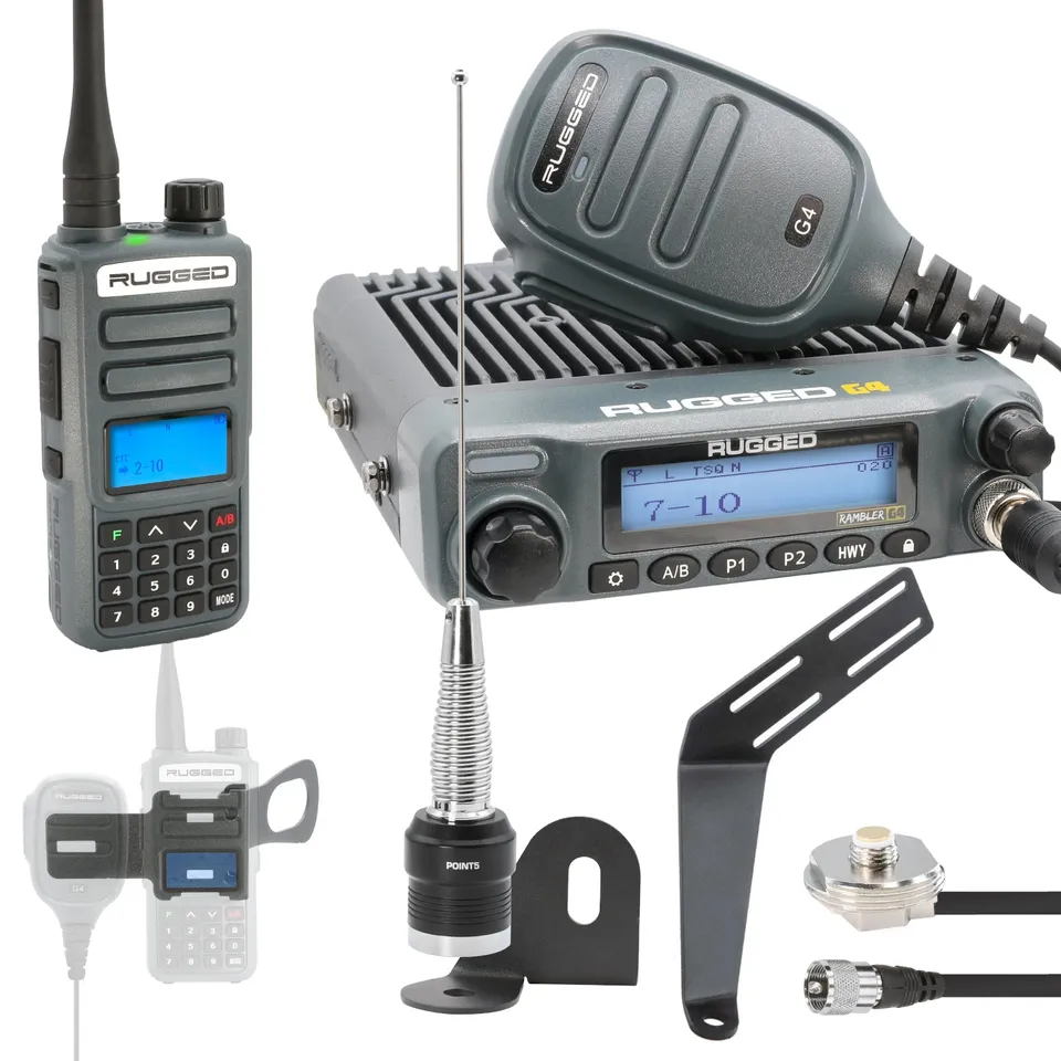 Rugged Air G4 Kit Radio Mobile GMRS Jeep Wrangler JKU
