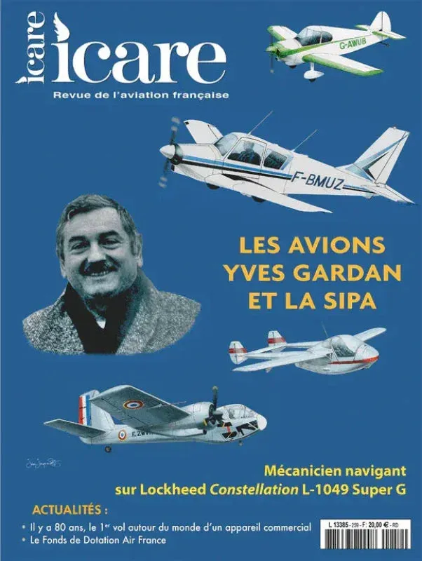 La Boutique du Pilote Revue Icare n°259 Gardan SIPA aviation