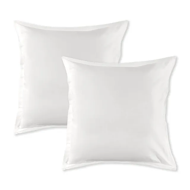 LEVASSEUR Linge de lit Lot 2 taies oreiller coton blanc 64x64cm