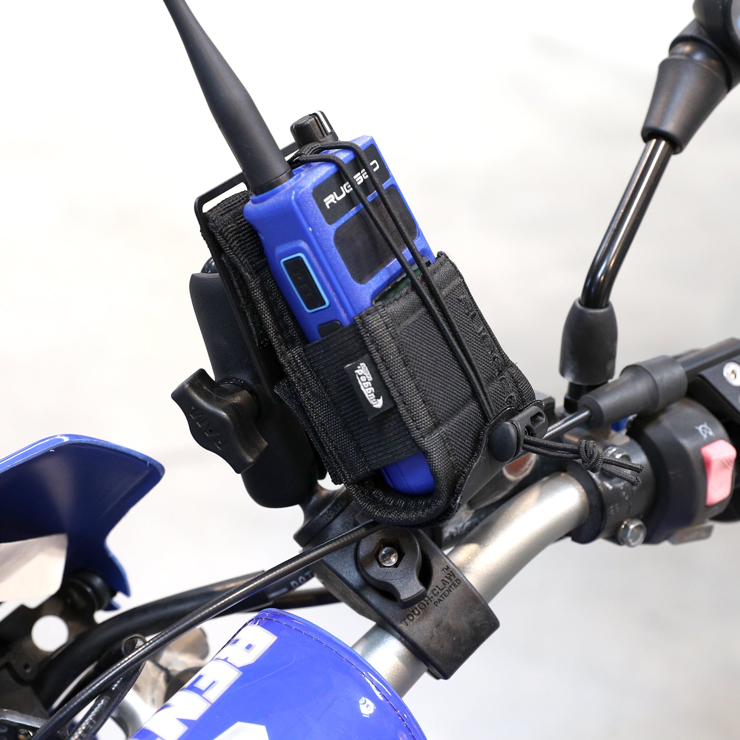 Rugged Air RAM support radio portable moto guidon