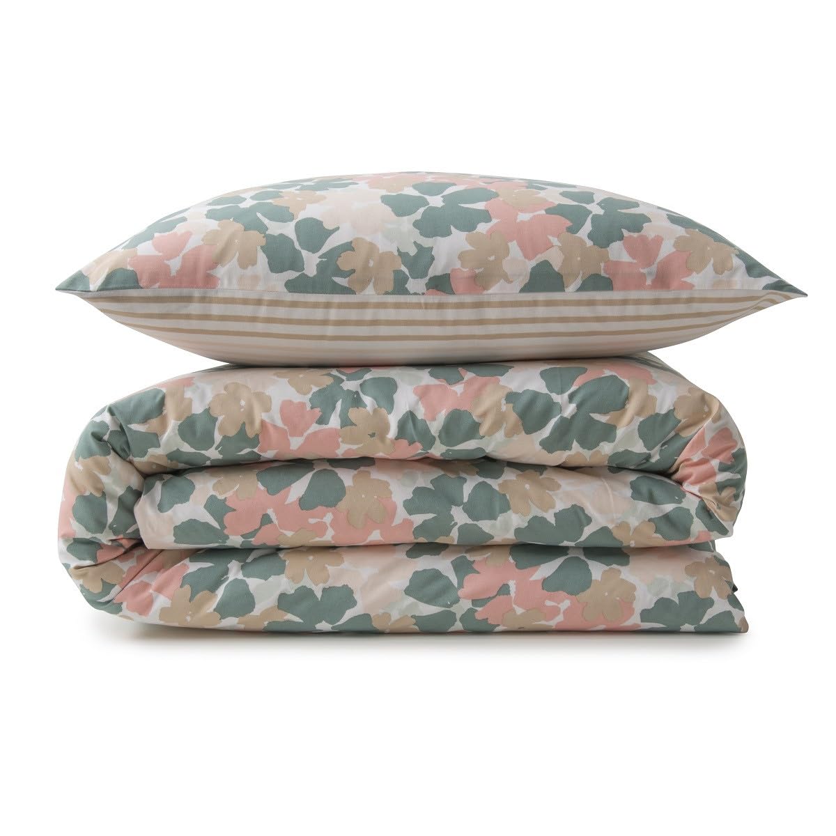 LEVASSEUR Linge de lit Madere parure coton 240x220 fleurie 57 fils