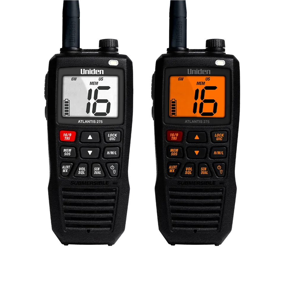 Uniden Atlantis 275 radio VHF marine flottante 6W