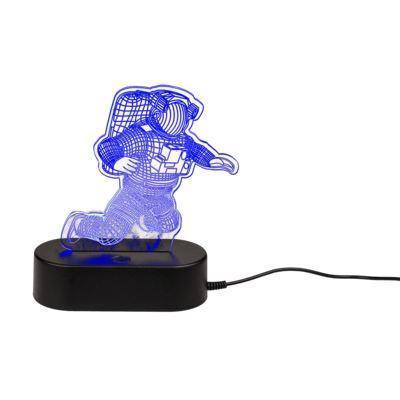 La Boutique du Pilote Cadeaux Lampe 3D Astronaute acrylique