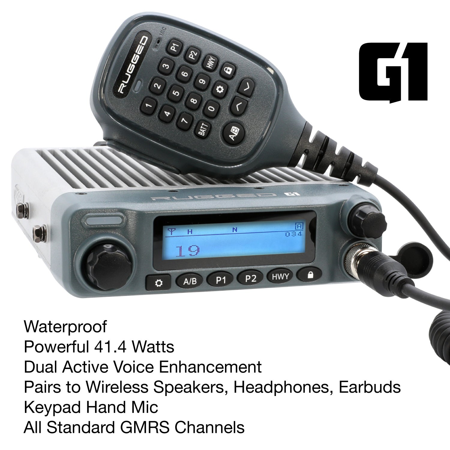 Rugged Air Kit Radio Mobile RAM 1500 TRX G4 GMRS