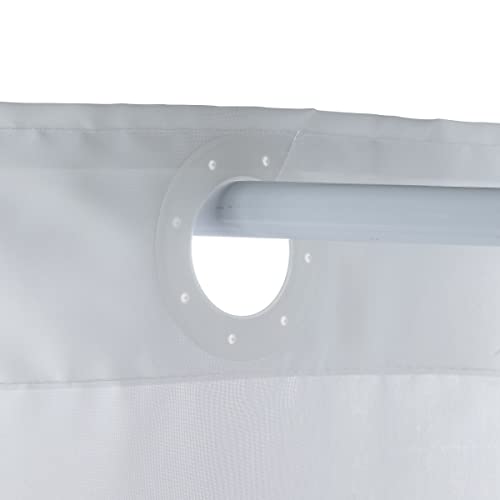 Levasseur Gotam rideau de douche 180x200 blanc polyester
