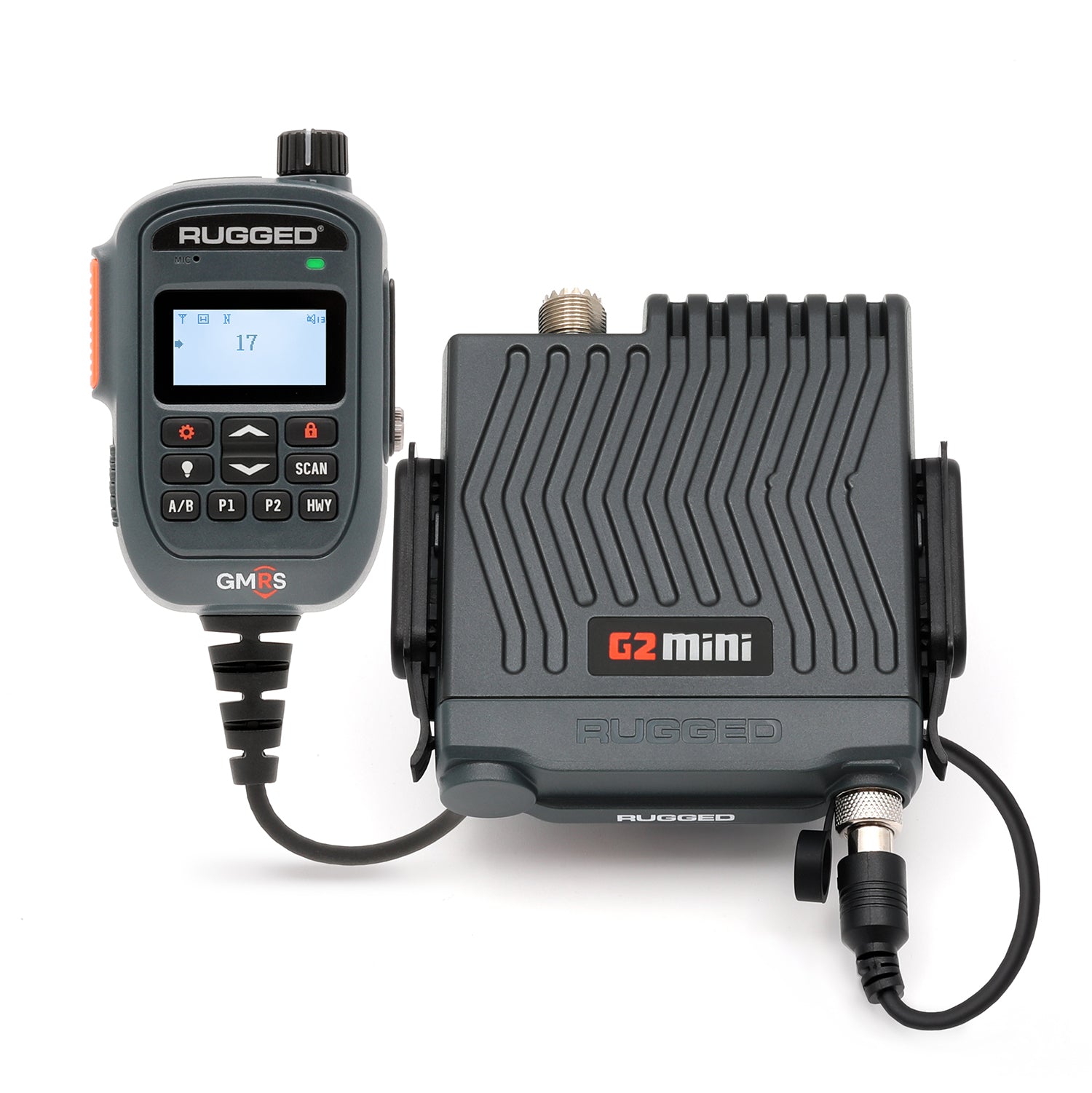 Rugged Air G2 Mini radio mobile GMRS 30W micro LED compacte