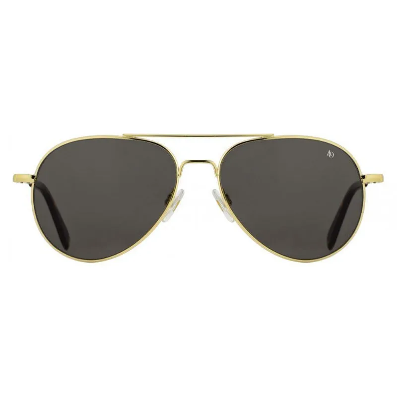 American Optical General Gold lunettes aviateur gris catégorie 3