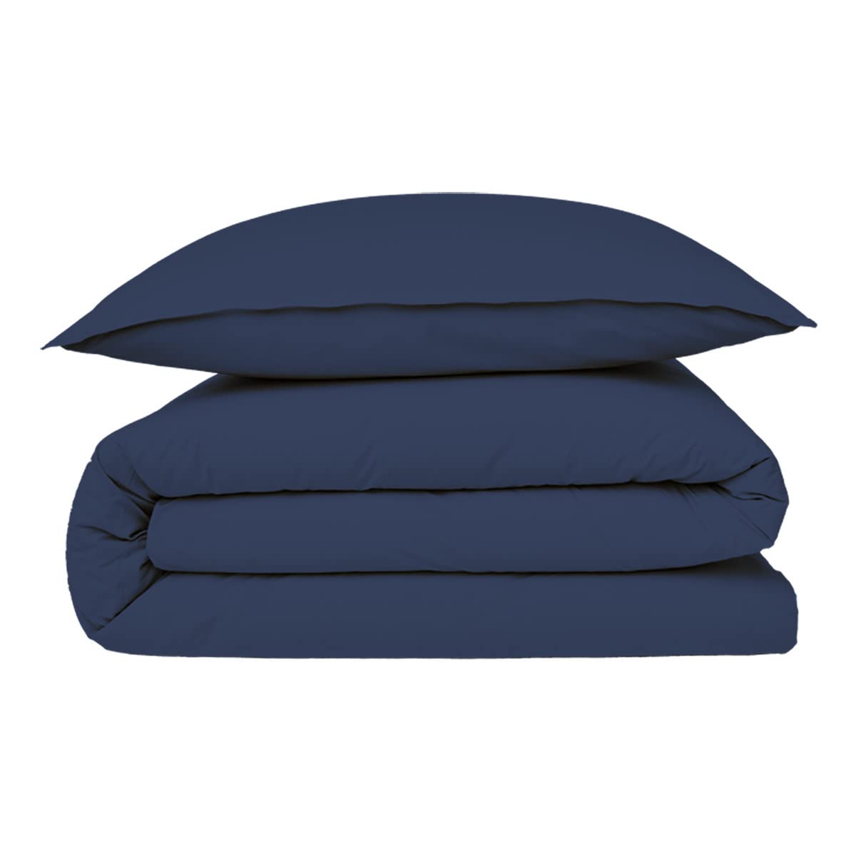 LEVASSEUR Linge de lit housse couette coton bleu 200x200cm