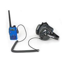 Rugged Air Headsets cordon spiralé écoute seule 3,5 mm
