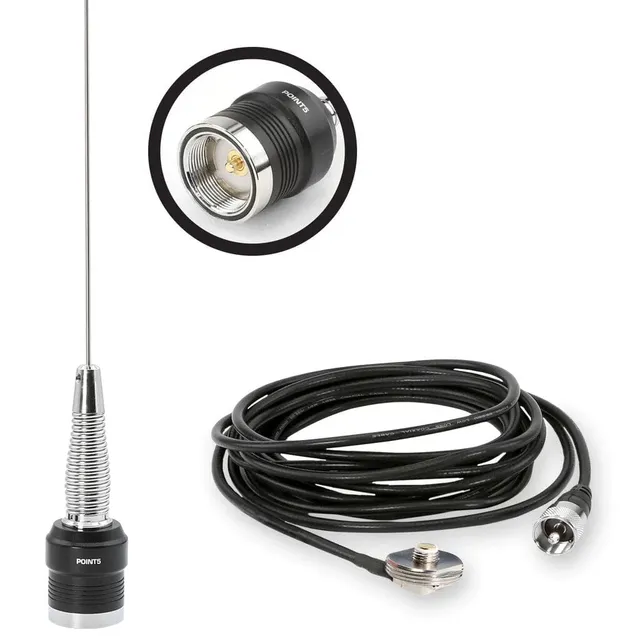 Rugged Air kit antenne fouet GMRS UHF NGP NMO 12,5"