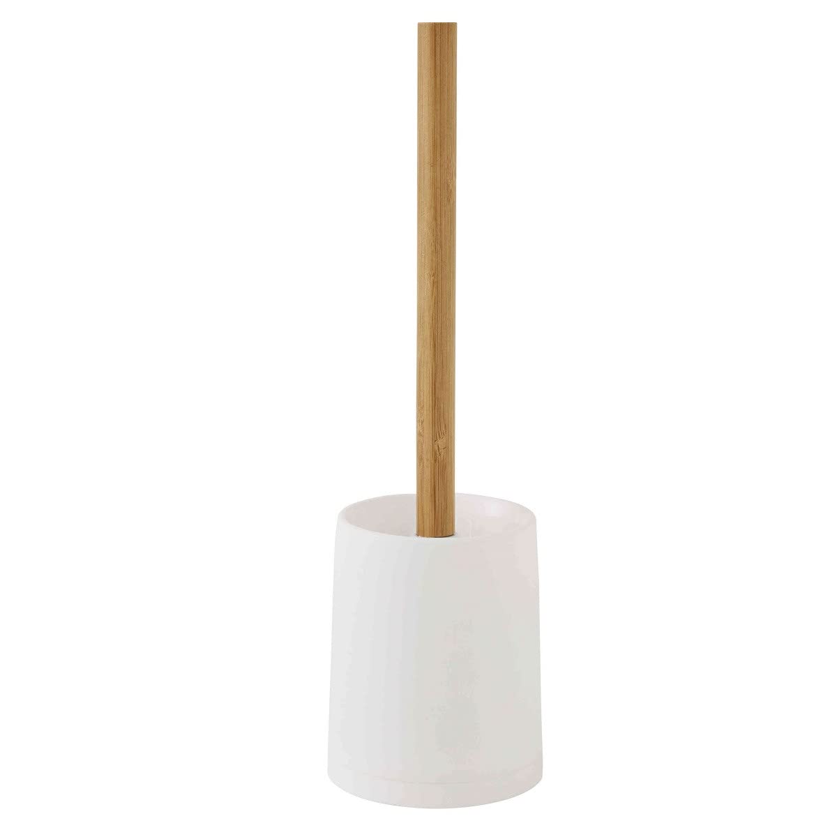 Levasseur Prima Brosse WC Bambou Blanc 10x10x37,8 cm Plastique