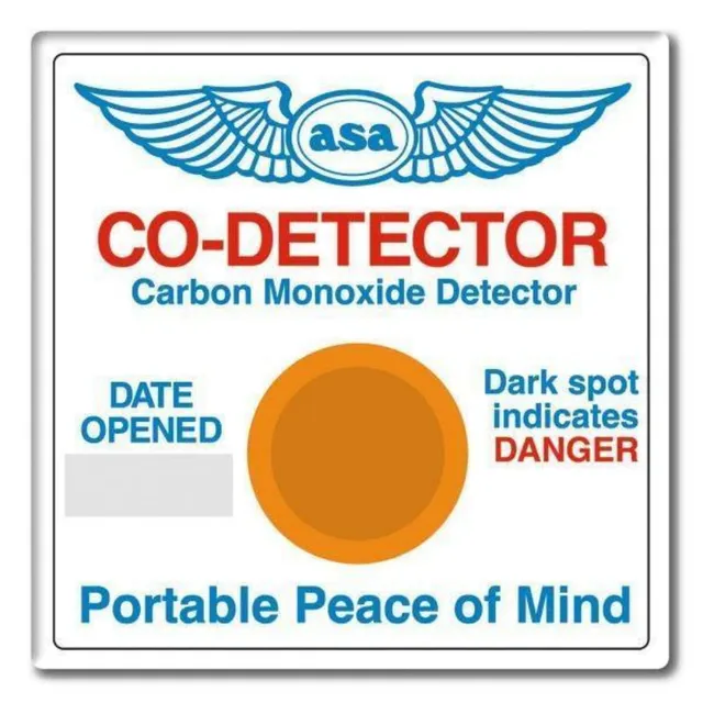 La Boutique du Pilote Détecteur monoxyde de carbone cockpit ASA