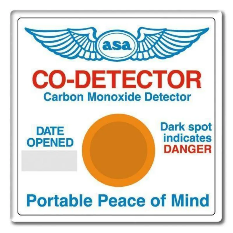 La Boutique du Pilote Détecteur monoxyde de carbone cockpit ASA