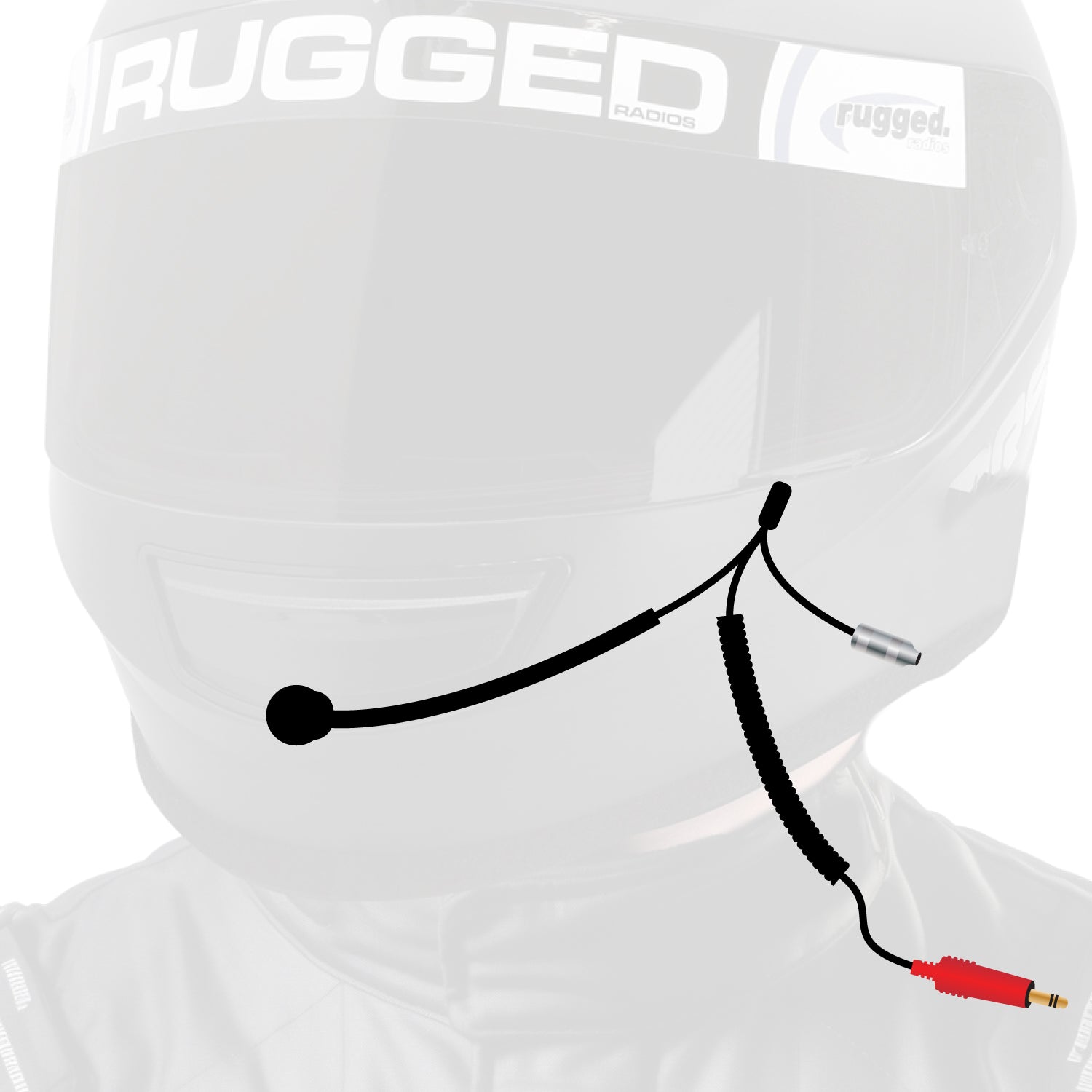 Rugged Air Helmet Wiring Kits 3C NASCAR kit casque filaire spirale