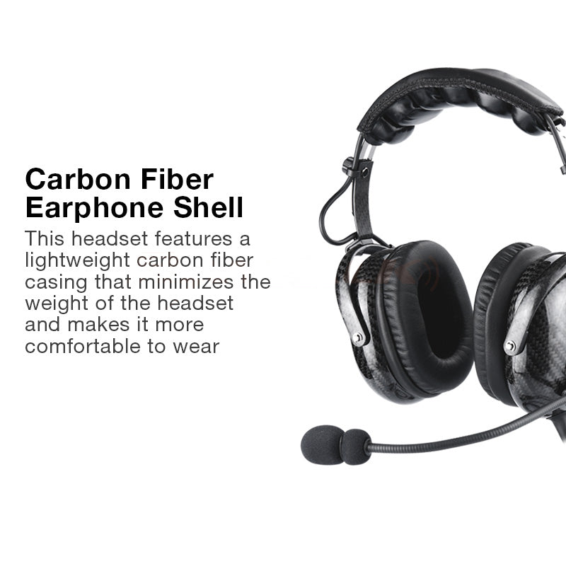 R Spider Wireless Aviation Headset casque ANR carbone GA