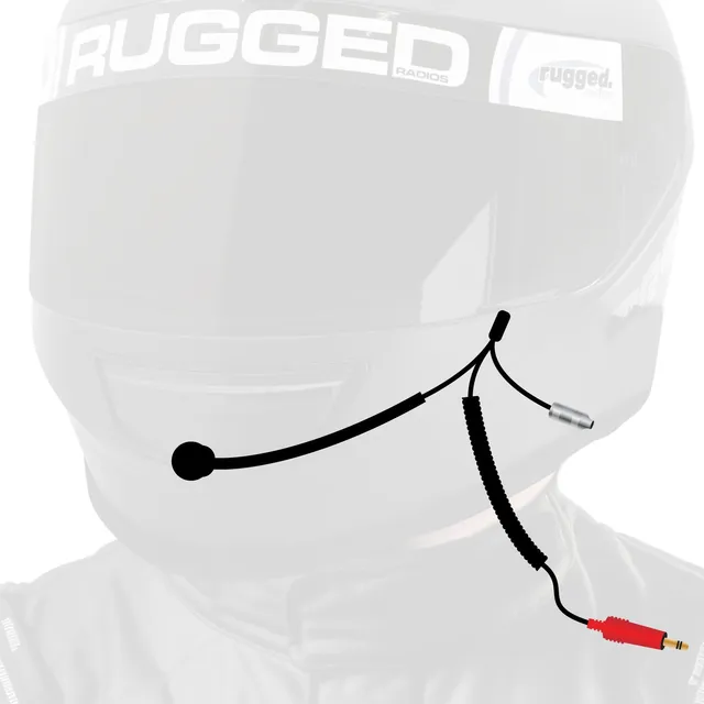 Rugged Air Helmet Wiring Kits 3C NASCAR kit casque filaire spirale