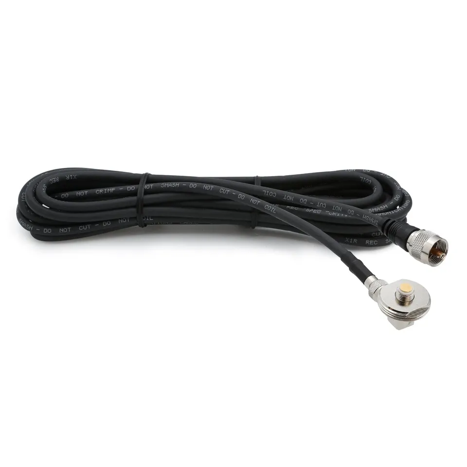 Rugged Air Cable Parts Câble Antenne NMO 15 Ft PL-259 triple blindage