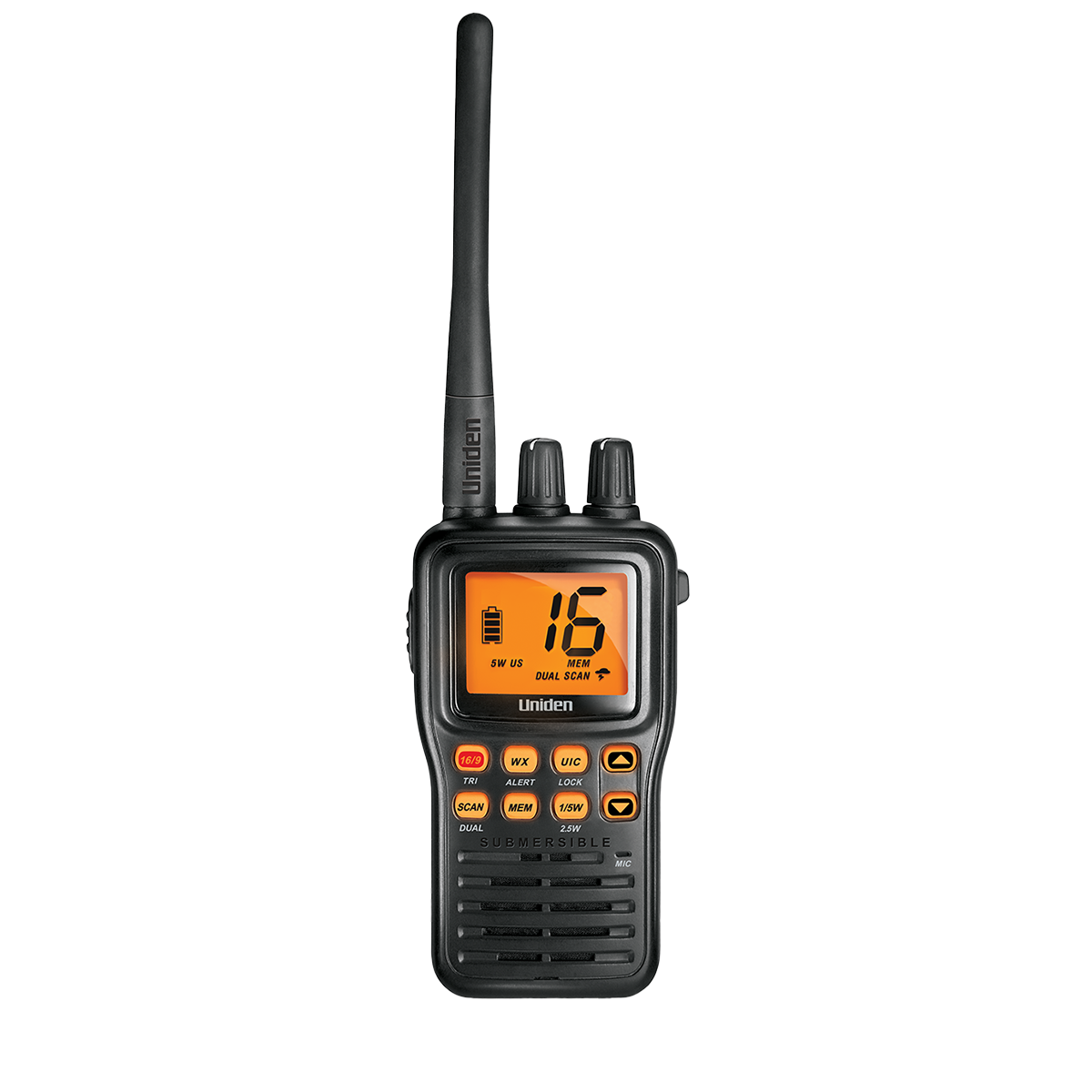 Uniden MHS75 VHF portable marine étanche IPX8