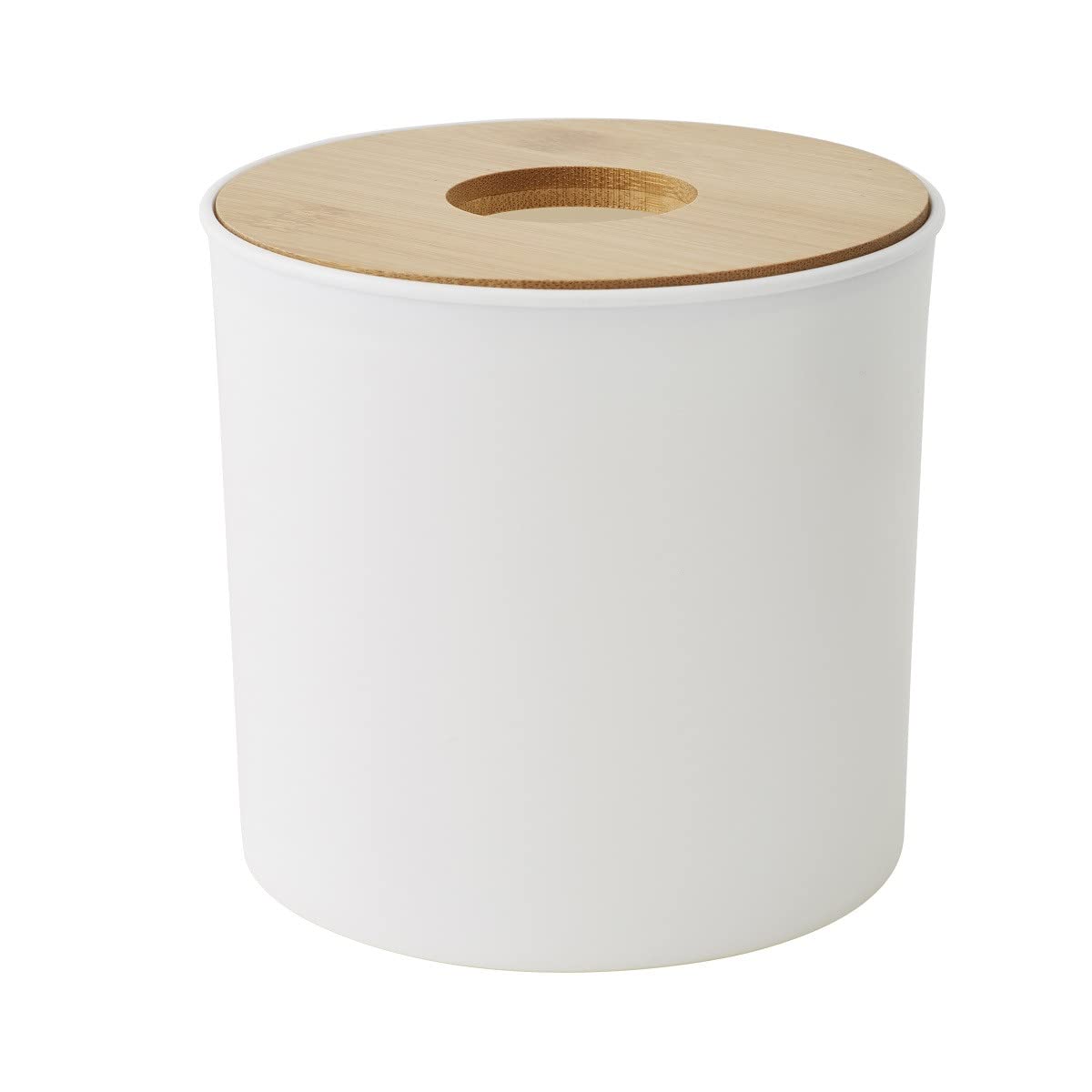 Levasseur Prima Poubelle à Coton 1.5L Blanc Bambou