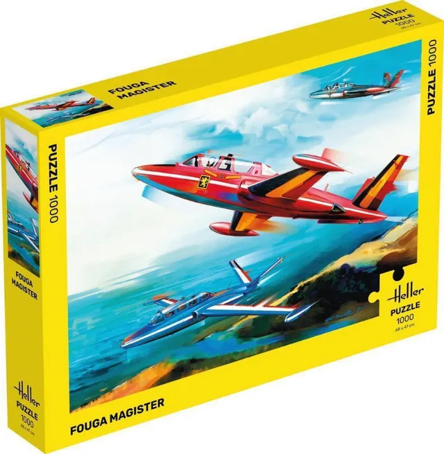 Heller Fouga Magister puzzle 1000 pièces 68x47 cm