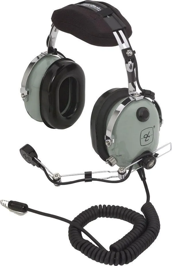 David Clark H10-66 casque avion hélicoptère double impédance