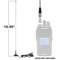 Rugged Air antenne magnétique bibande VHF/UHF BNC 9,5 pi