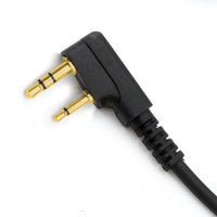 Rugged Air Kenwood cordon casque headset 2-Pin spiralé