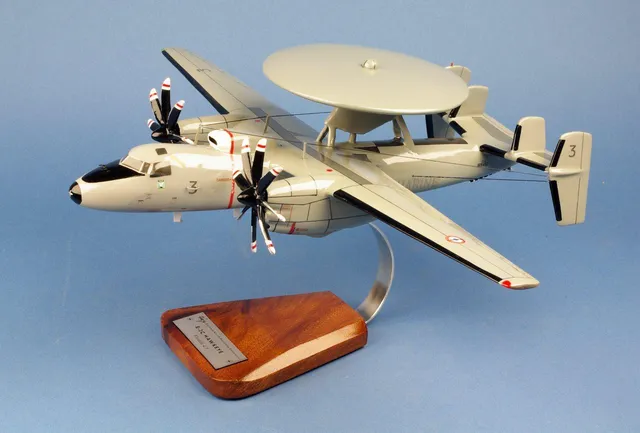 La Boutique du Pilote Grumman E2C Hawkeye Flottille 4F maquette bois