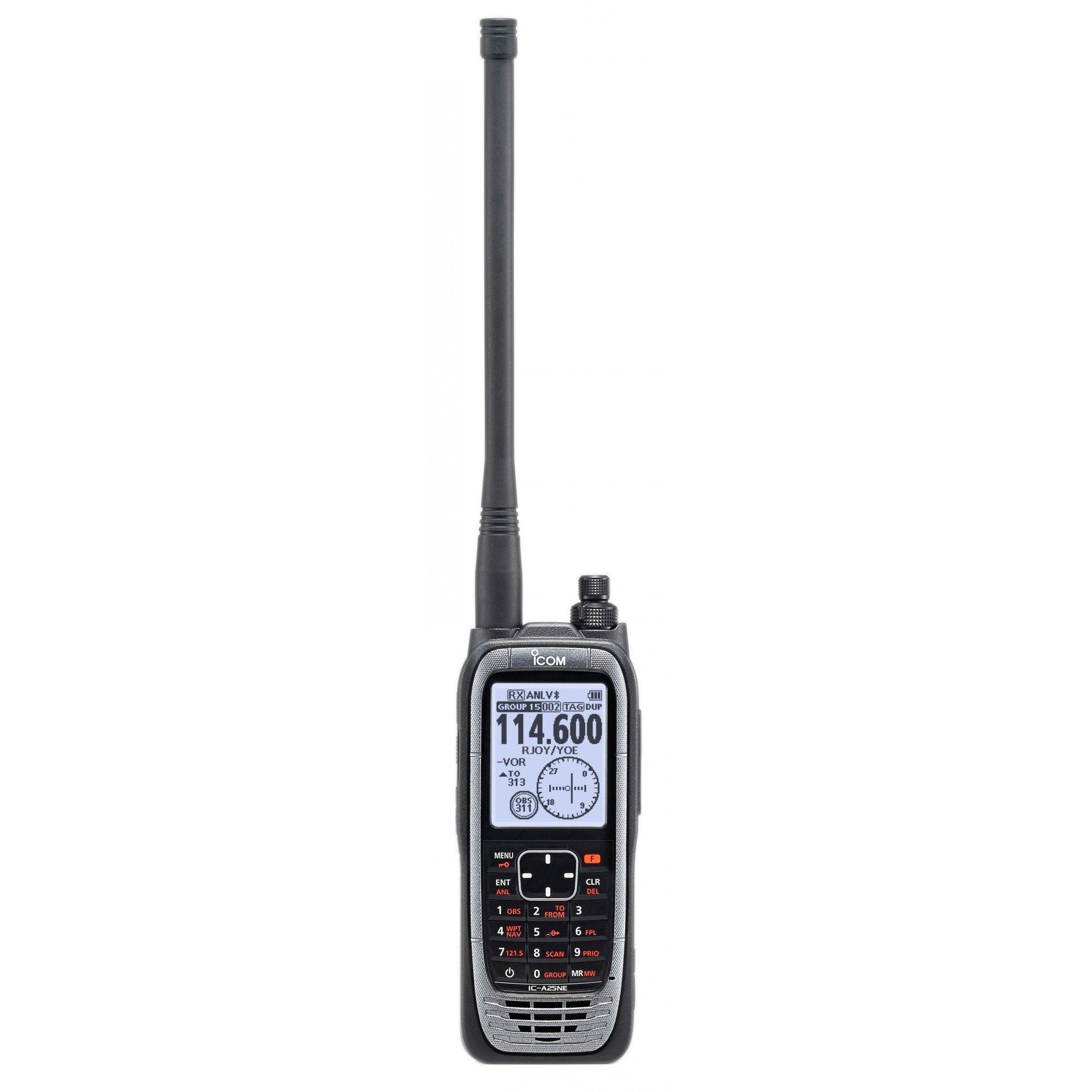 Icom IC-A25NE radio aviation VHF portable Bluetooth GPS