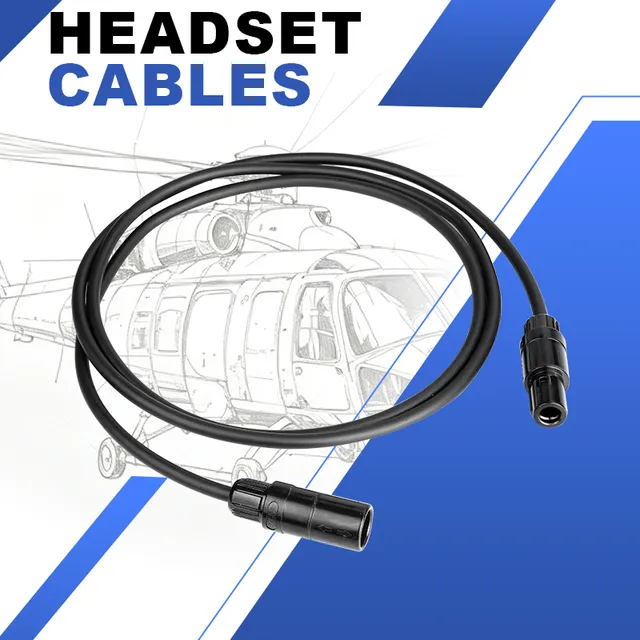 R Spider Wireless Headset Adapter rallonge Lemo 6-pin 5 pieds