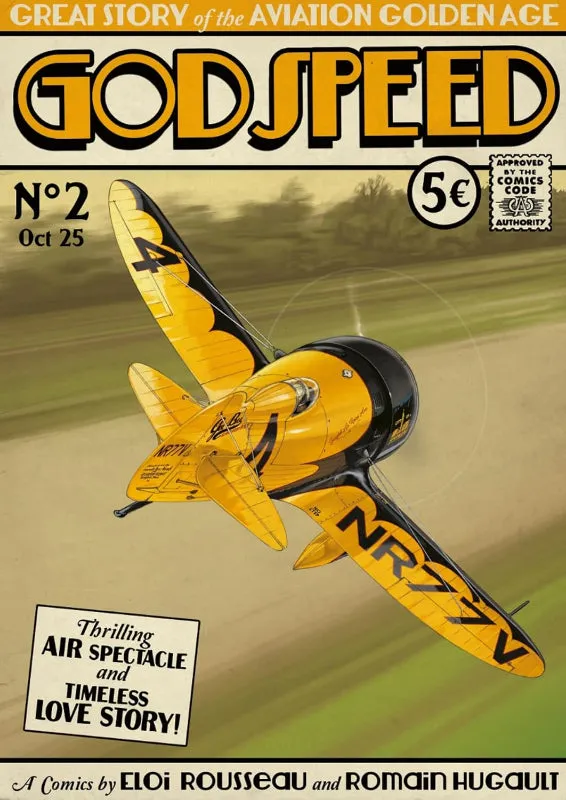 La Boutique du Pilote Godspeed Comics N°2 BD Romain Hugault