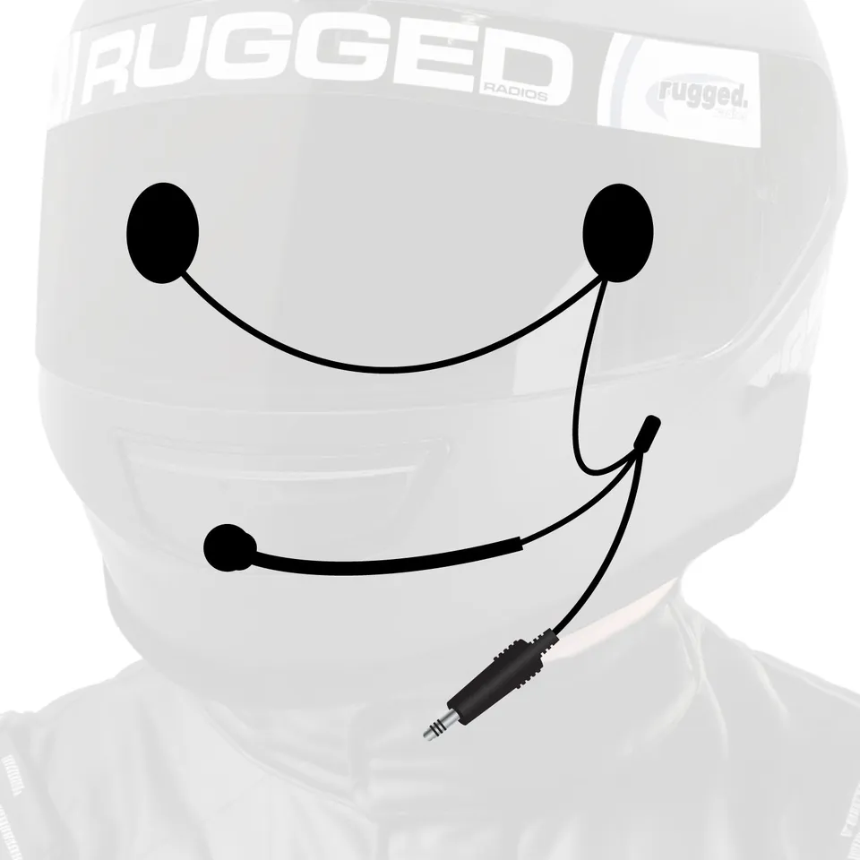 Rugged Air 4C IMSA kit casque haut-parleurs et micro